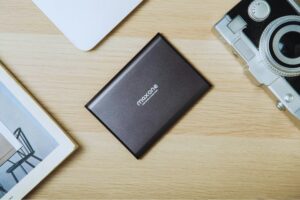 Disco Duro Externo 500GB - 2.5" USB 3.0 Ultrafino Diseño Metálico HDD Portátil para Mac, PC, Laptop, Ordenador, Xbox One, PS4, Smart TV, Chromebook - Grey